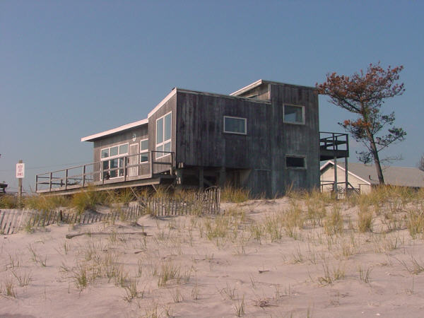 East Side View Of The Beach House